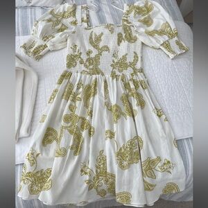1. State Smocked Dress, Size XS